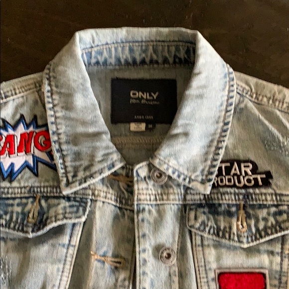 Only Light blue denim jacket xs - Picture 7 of 9